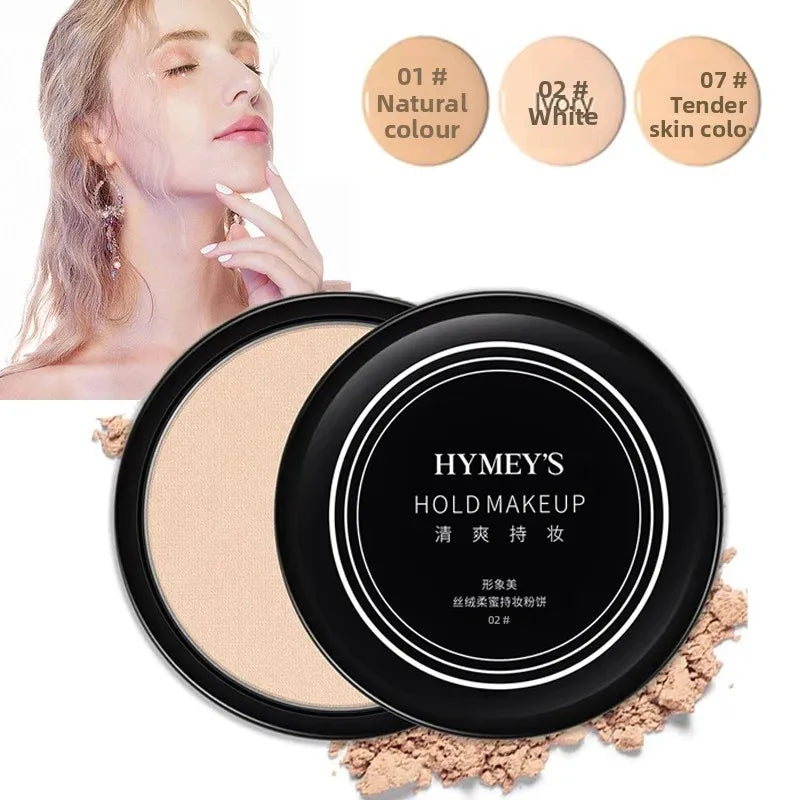 3 Colors Make Up Face Powder Brighten Oil-control Waterproof Nude Makeup Pressed Powder Foundation Makeup Base Cosmetics