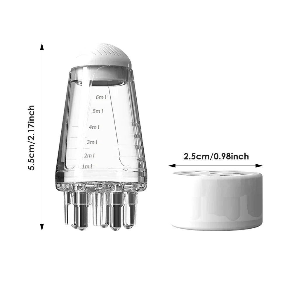 Scalp Applicator Liquid Comb Portable Mini Massage Comb Essential Oil Liquid Guiding Massager Anti Hair Loss Scalp Care Tools