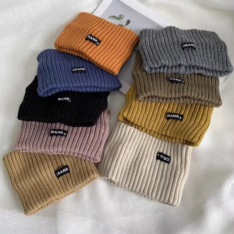 Autumn and winter sports knitted wool confinement hair band women's thermal cover headscarf hair accessories