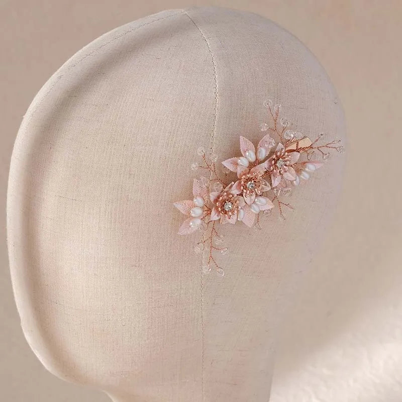 Hot Sales Women Hair Accessories Rhinestones Party Hair Clip Wedding Ceremony Hair Pin Bridal Party Head Jewelry Bride Headpiece