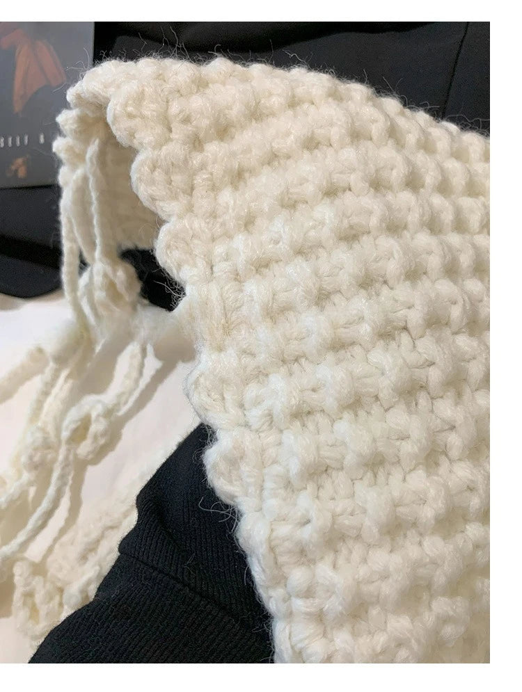 Winter Fashion Handwoven Tassel Hat Ladies Fashion All Kinds of Warm Bag Head Hat