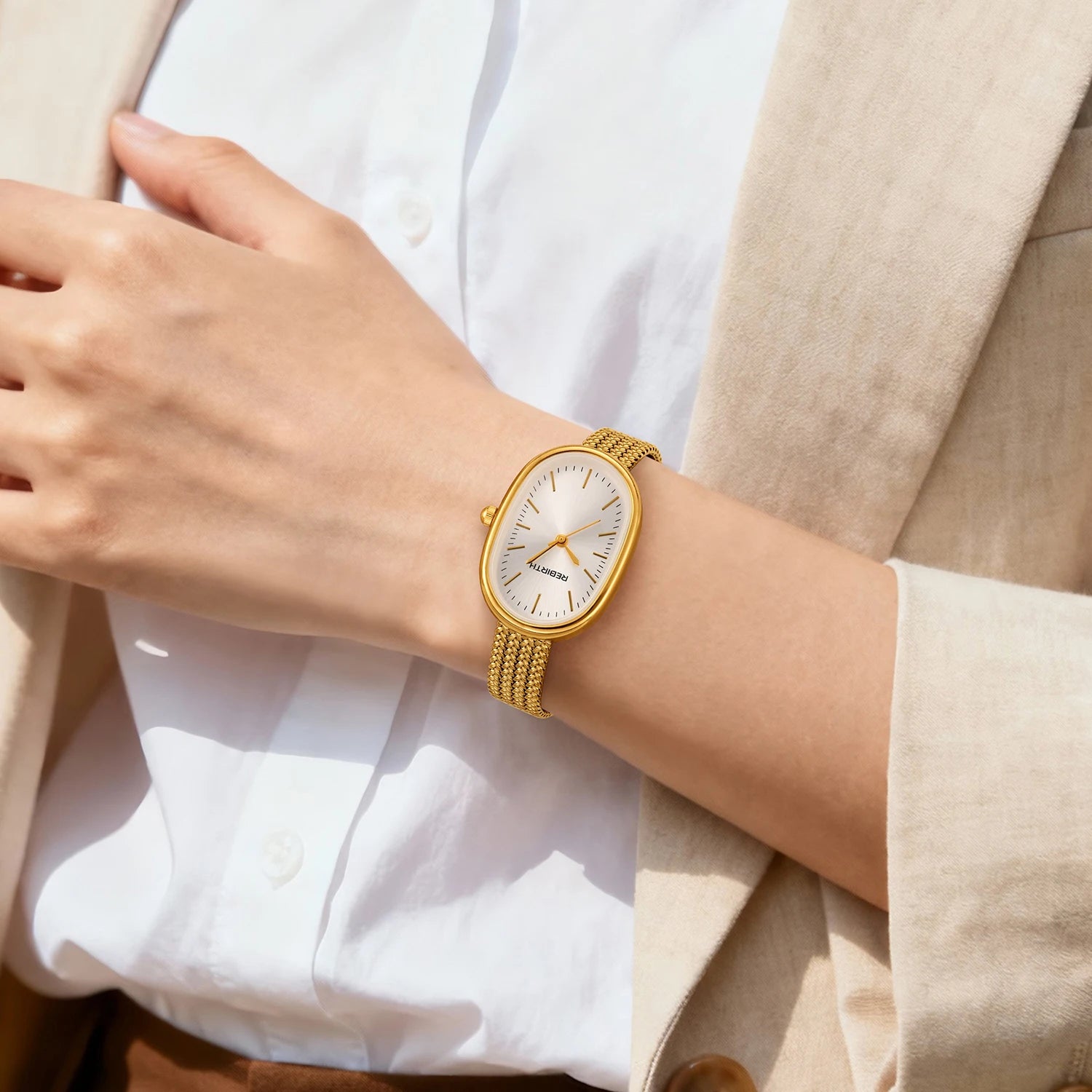Women's Simple, Fashionable, Business-Like and Elegant Quartz Watch Is Suitable for Daily Wear