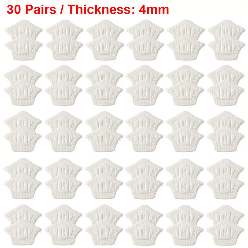3pairs/6pairs Insoles Patch Heel Pads for Sport Shoes Back Sticker Adjustable Size Antiwear Feet Pad Cushion Insert Insole