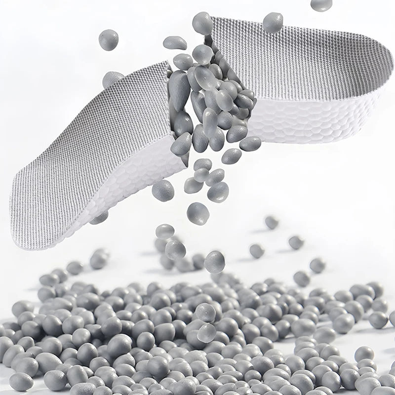 Arch Support Height Increase Insoles Half Pads Orthopedic Breathable Memory Foam 7 Points Lifts Shoe Pads Flat Feet Support