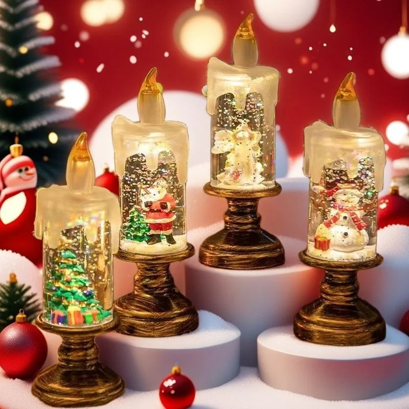 【Christmas Night Light Gift】Soothing Snowfall Glow, Anti-fall & Waterproof, Multi-color Modes, Must-have Party Decor!