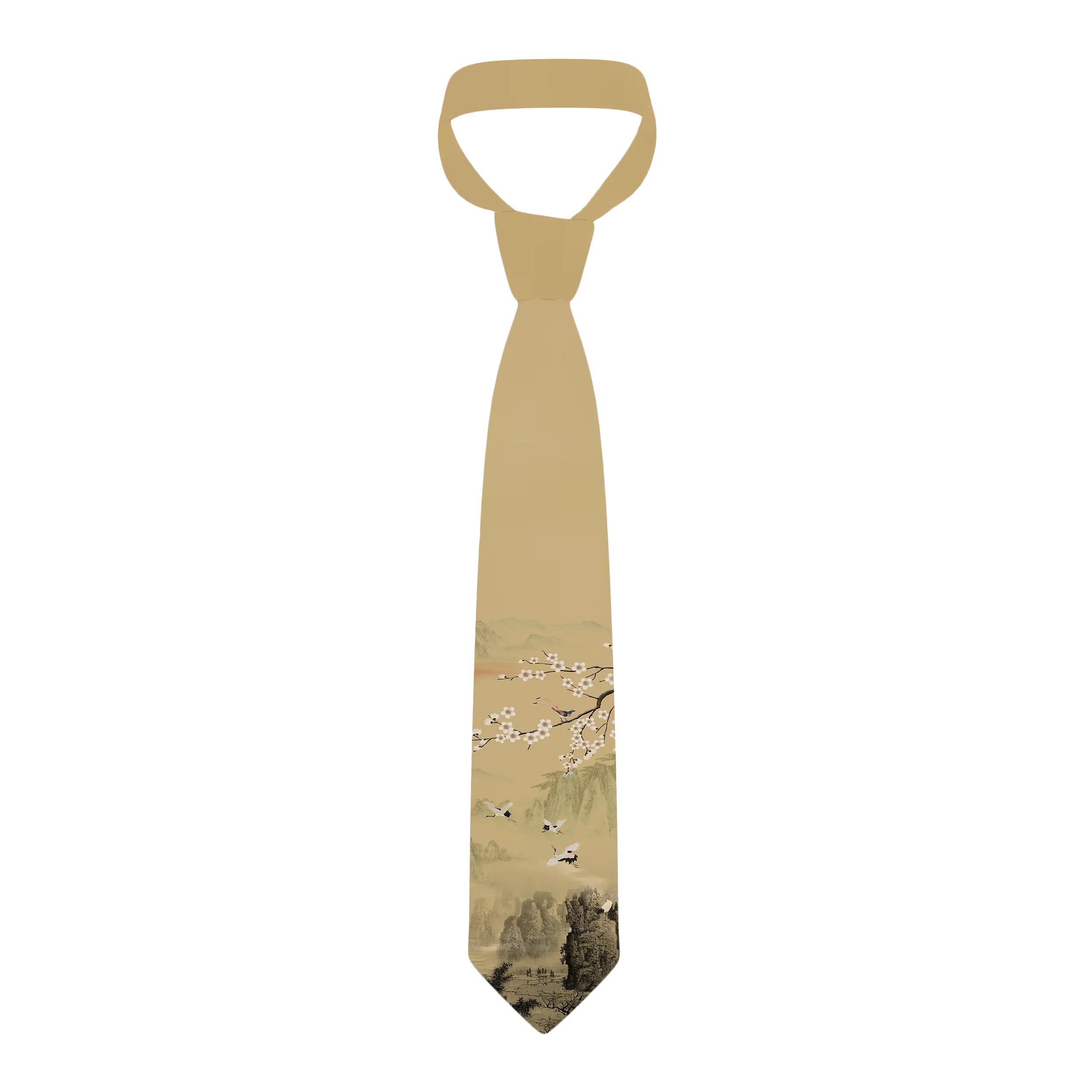 Fashion new cartoon oil painting accessories tie men and women general high-quality popular men's tie suit business wedding