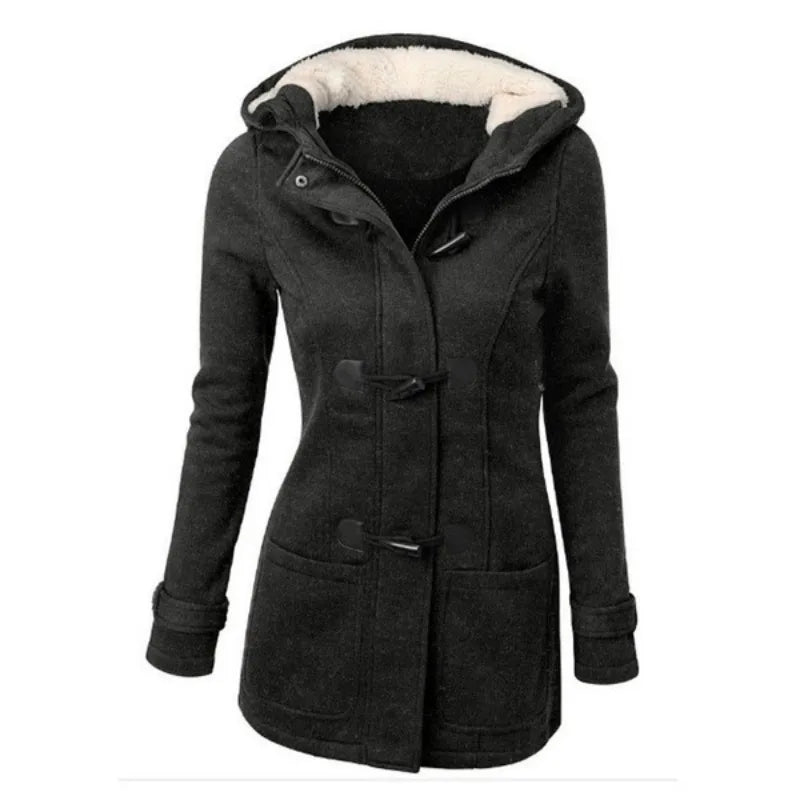 Women Basic Hoodie Jackets Autumn Women's Overcoat Zipper Causal Outwear Coat Female Hooded Coat Casaco Feminino Ladies Jacket