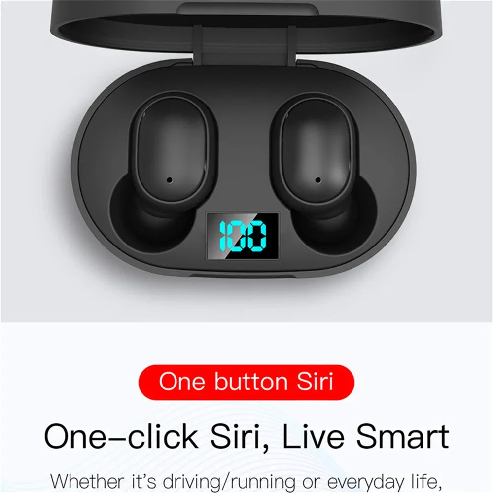 Bluetooth 5.0 Wireless Headphones E6S Noise Cancelling Sport Earphones HiFi Stereo Gaming Headsets With Mic For All Smartphones