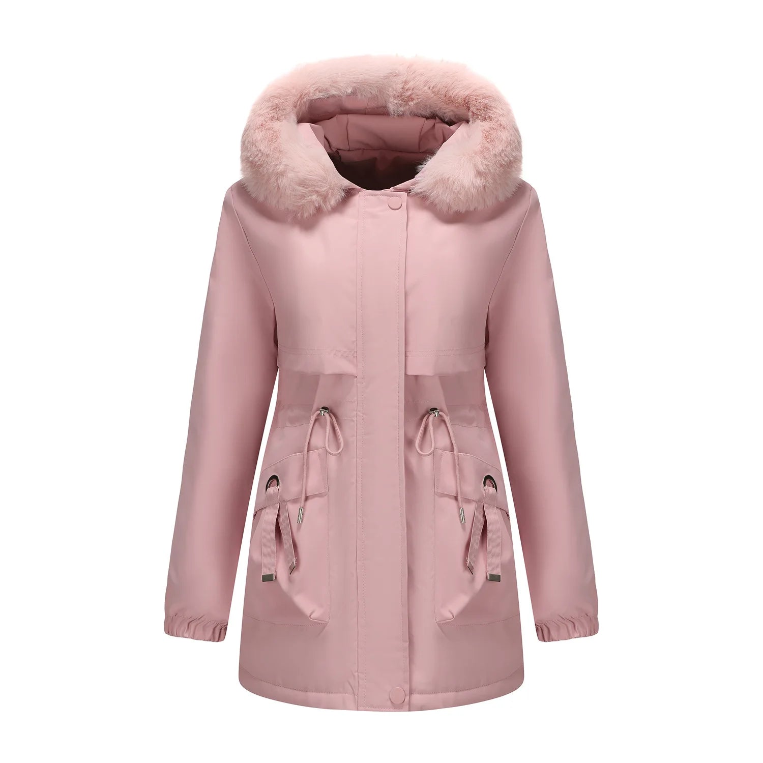 Women's Jacket Large Size Winter Down Jackets Coats Parkas Thick Warm Fur Hooded Woman padded Puffer Jacket Outerwears HWY271