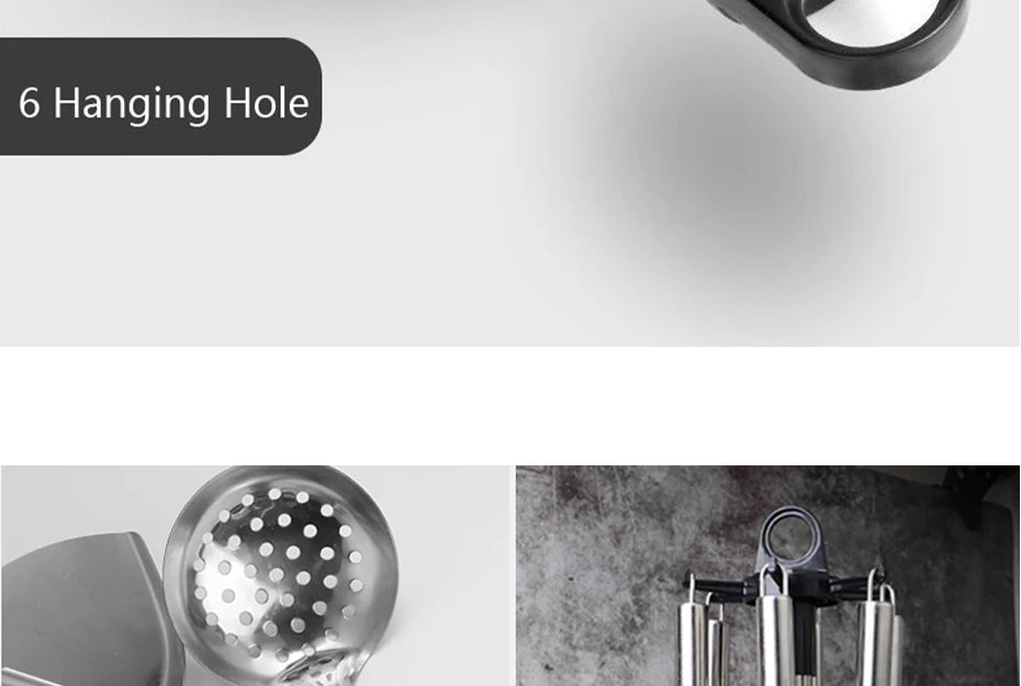 Kitchen Rotary Storage Rack Rotatable Kitchenware Organizer Hooks Spatula Spoon Knife Storage cabinet Kitchen Accessories New