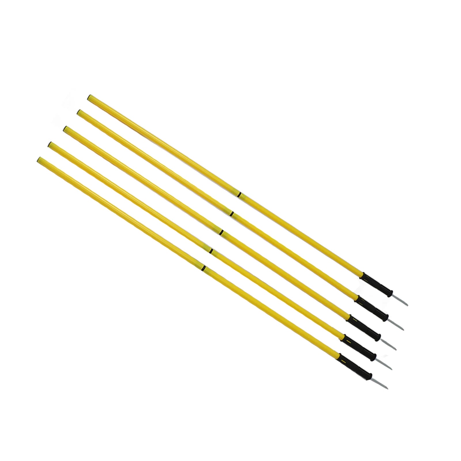Soccer  Poles Set Yellow  Poles 1.5m  Training Poles Soccer Training Sports  Poles with Base Buckles