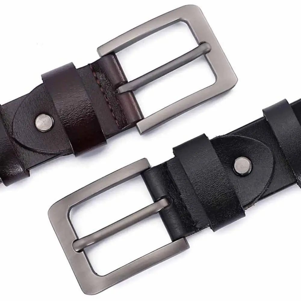 Waist Accessories Retro Men Belt Versatile Classic Leather Belt Durable Waist Belts Business Wear