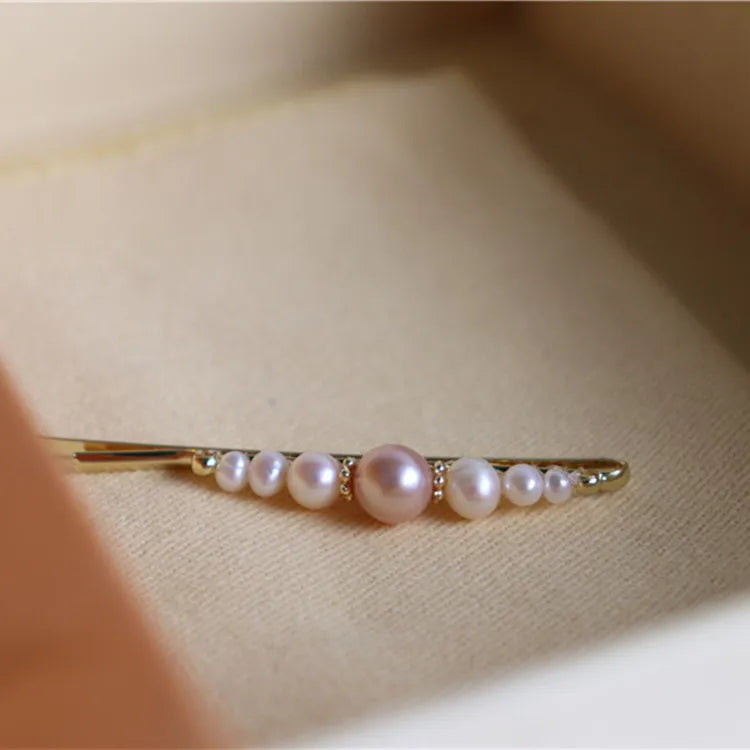 Hair Accessories for Girls Women Hairpins Clips Natural Baroque Freshwater Pearl Elegant Sweet Bridal Ornaments Wedding Gift