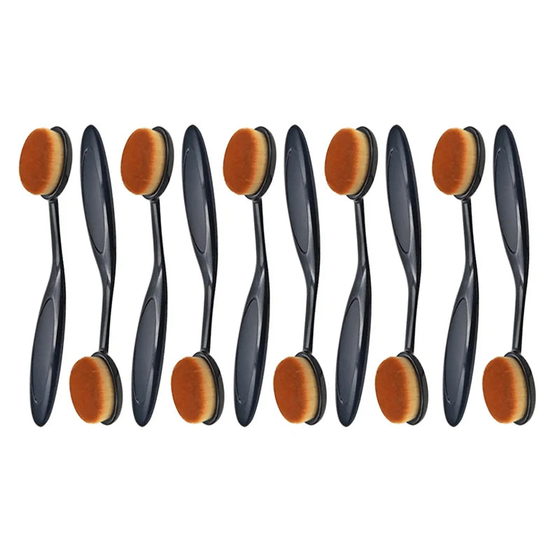 1/2/5 PCS Large Foundation Brush Toothbrush Shape Makeup Make Up Tools Get Fast Even Application of Creams and Powders Cosmnetic
