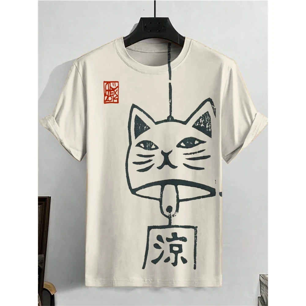 Cartoon Men's T-Shirt Casual Fashion 3d Print Short Sleeved Summer T-Shirt For Men Clothing Street Breathable T Shirt Top Tee