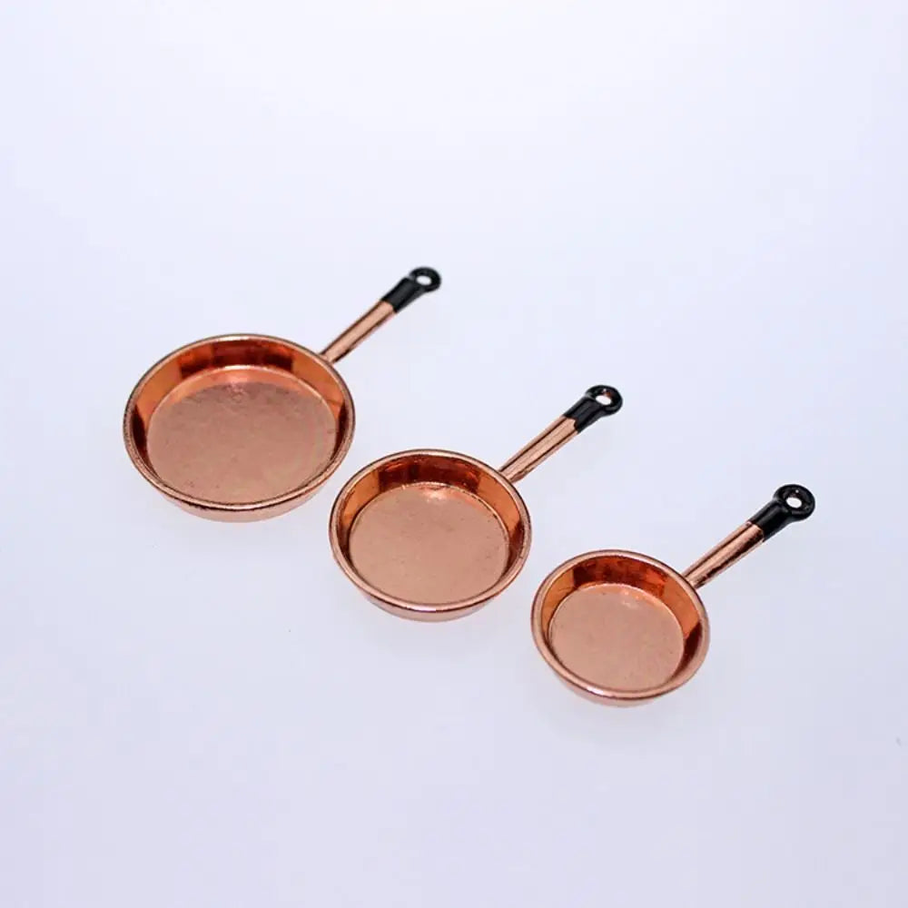 Kettle 1:12 Mini Kitchen Utensils Sets Cookware Alloy Doll Kitchen Set Mini 1:12 Scale Mini Kitchen Cooking Kit Mini Play House