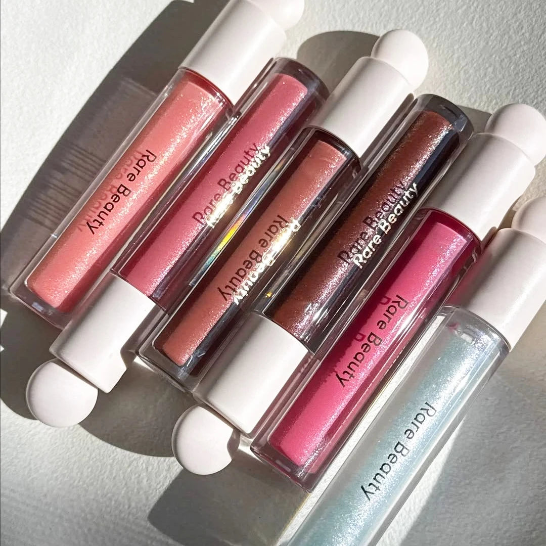 Rare Beauty Positive Light Luminizing Lip Gloss Makeup Shine Glitter Like Sheer Gloss Hydrating Makeup Lipstick Lip Balm Oil ﻿