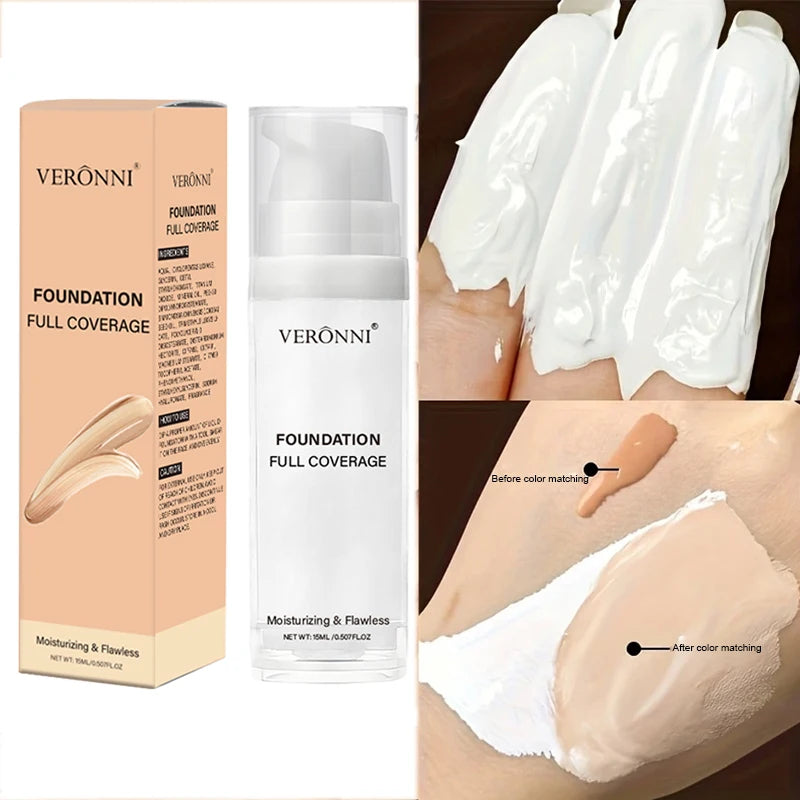 Professional White Face Foundation Matte Light White Blending Pure White Brightening Makeup For Cosplay Gothic Makeup Found