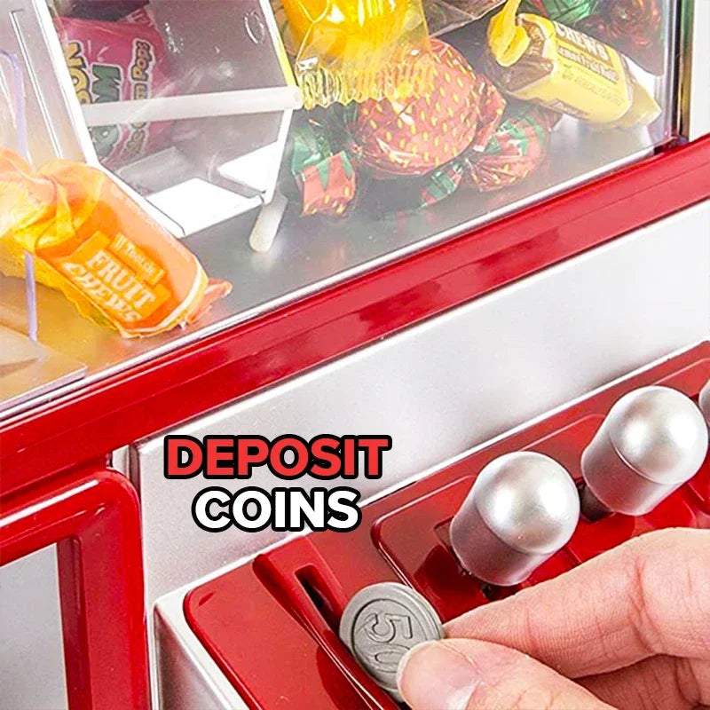 Electronic Arcade Claw Toy Machine Mini Candy Prize Dispenser with Lights Sounds Fun Catcher Game for Kids Christmas Gifts