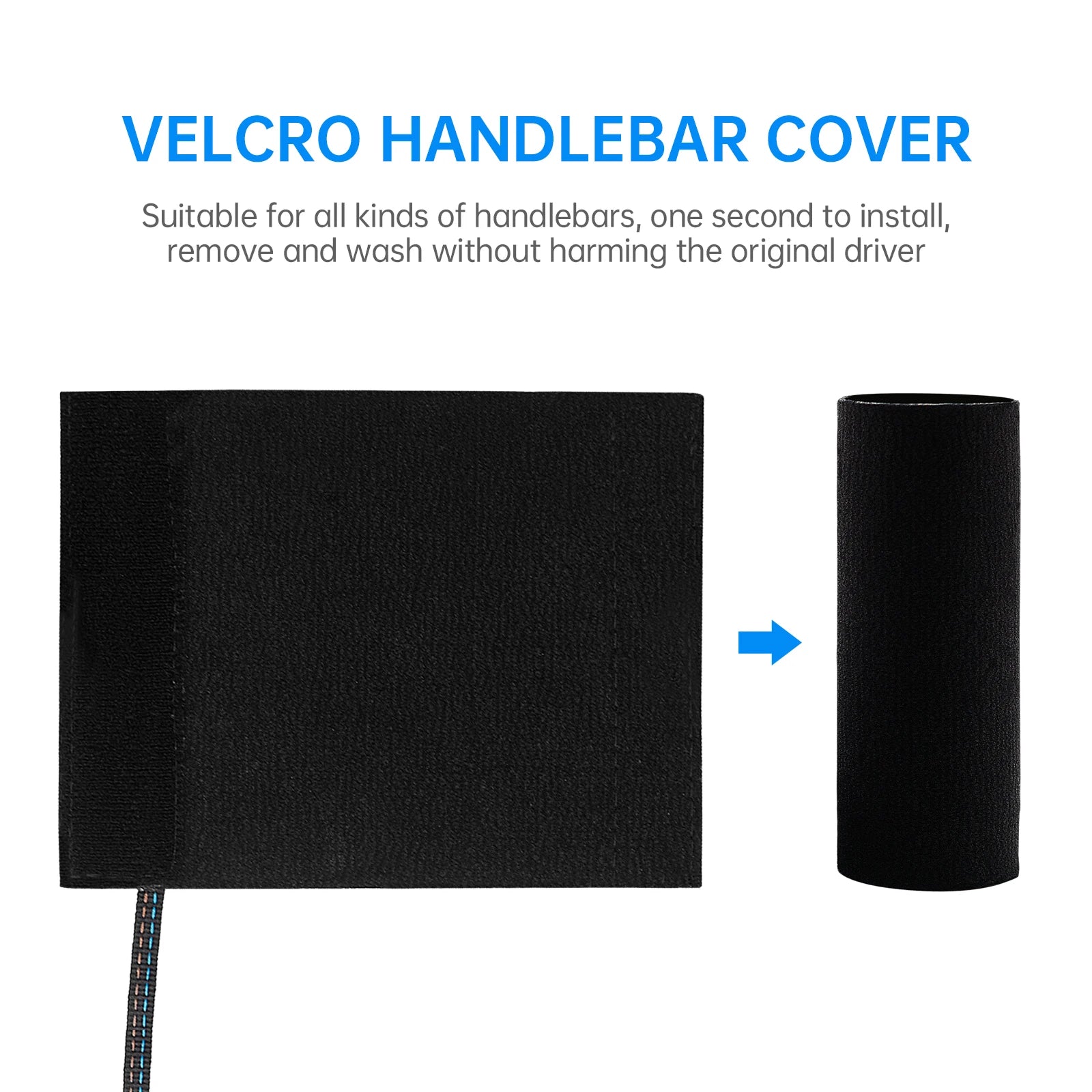 Gadpow Motorcycle Heated Handgrips 5V USB 6 Gear Warmer Electric Heated Grip Cover Anti Vibration Anti Slip Fast Heating Kits