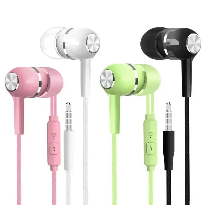 Wired Headphones 3.5mm Jack In Ear Headset Wired Earphones with