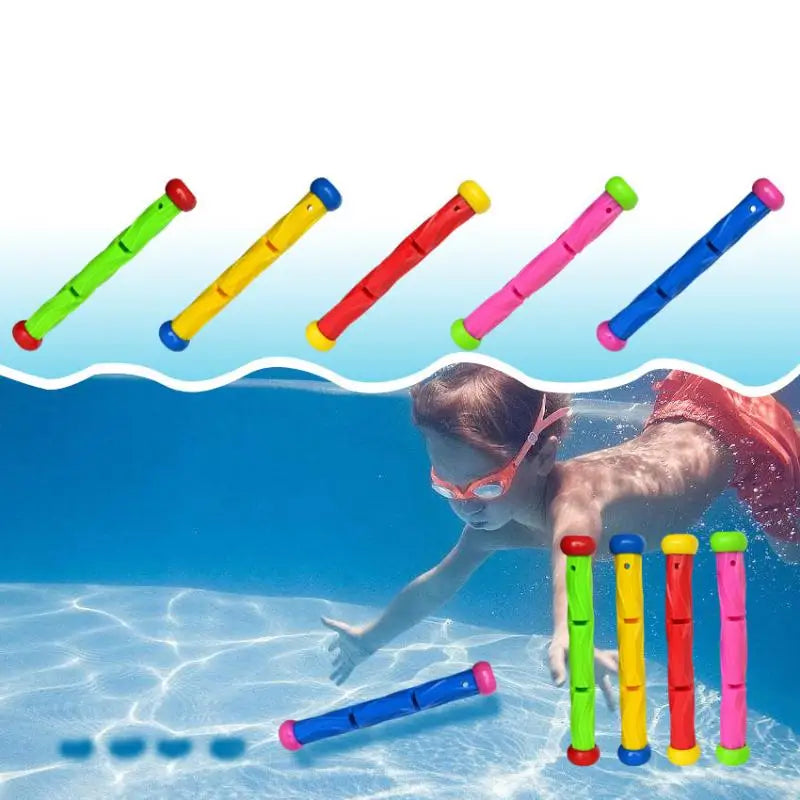Kids Diving Game Toys Set Cartoon Underwater Diving Toys Diving Game Water Sports Toy Set Swimming Pool Accessories