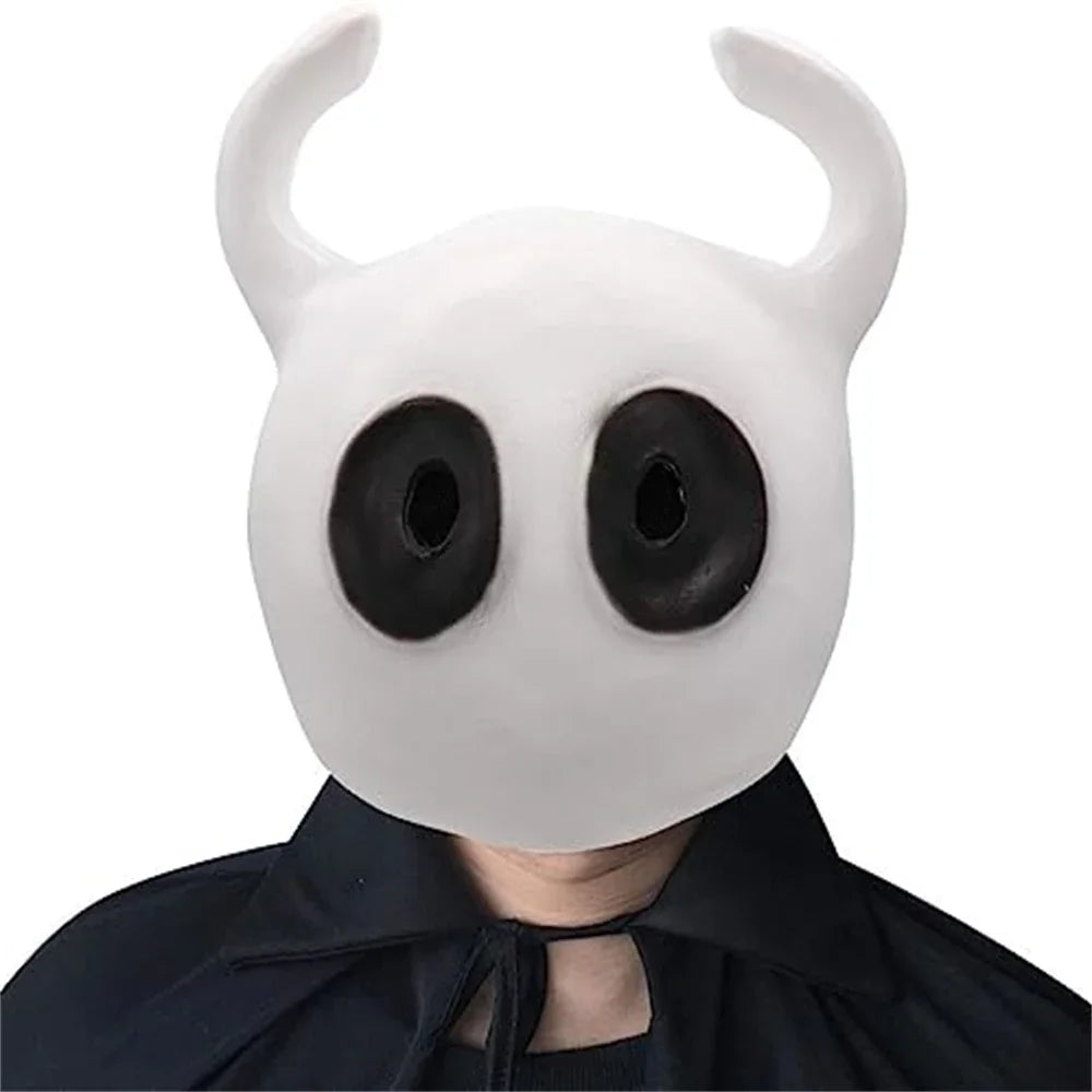 Halloween  Prop Hollow Knight Mask Game Cosplay Latex Helmet Halloween Novelty Lovely Costume Dress Up Adventure Funny Toy Gift