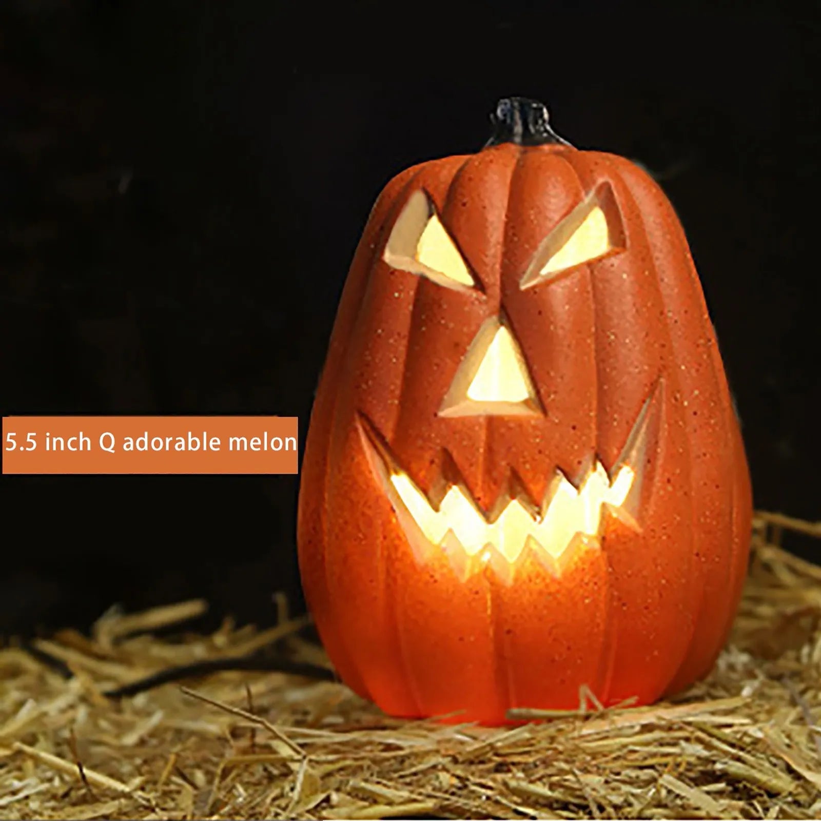 Halloween LED Pumpkin Decoration Halloween Light Warm Light Pumpkin Lantern Lamp for Home Party Supplies Room Decoration Props