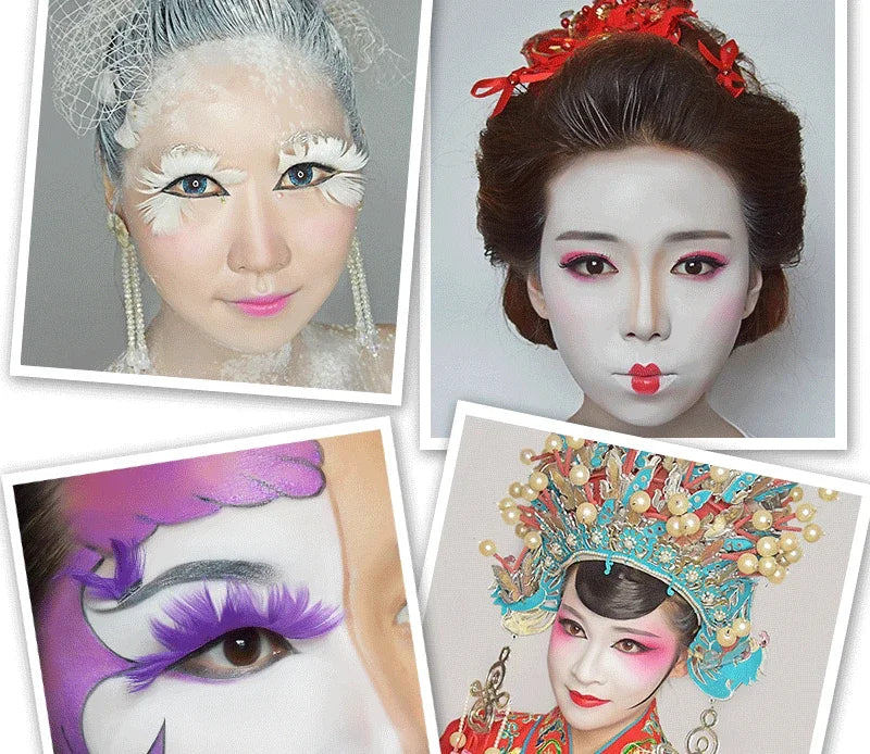 RULIAN Rulian Makeup White Foundation Cream Halloween COS Vampire Makeup Zombie Makeup Painted White Foundation