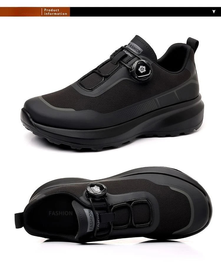 Fashion Casual Men's Shoes Designer Rotating Buckle Men Sneakers Thick-Soled Comfortable Outdoor Walking Shoes Zapatillas Hombre