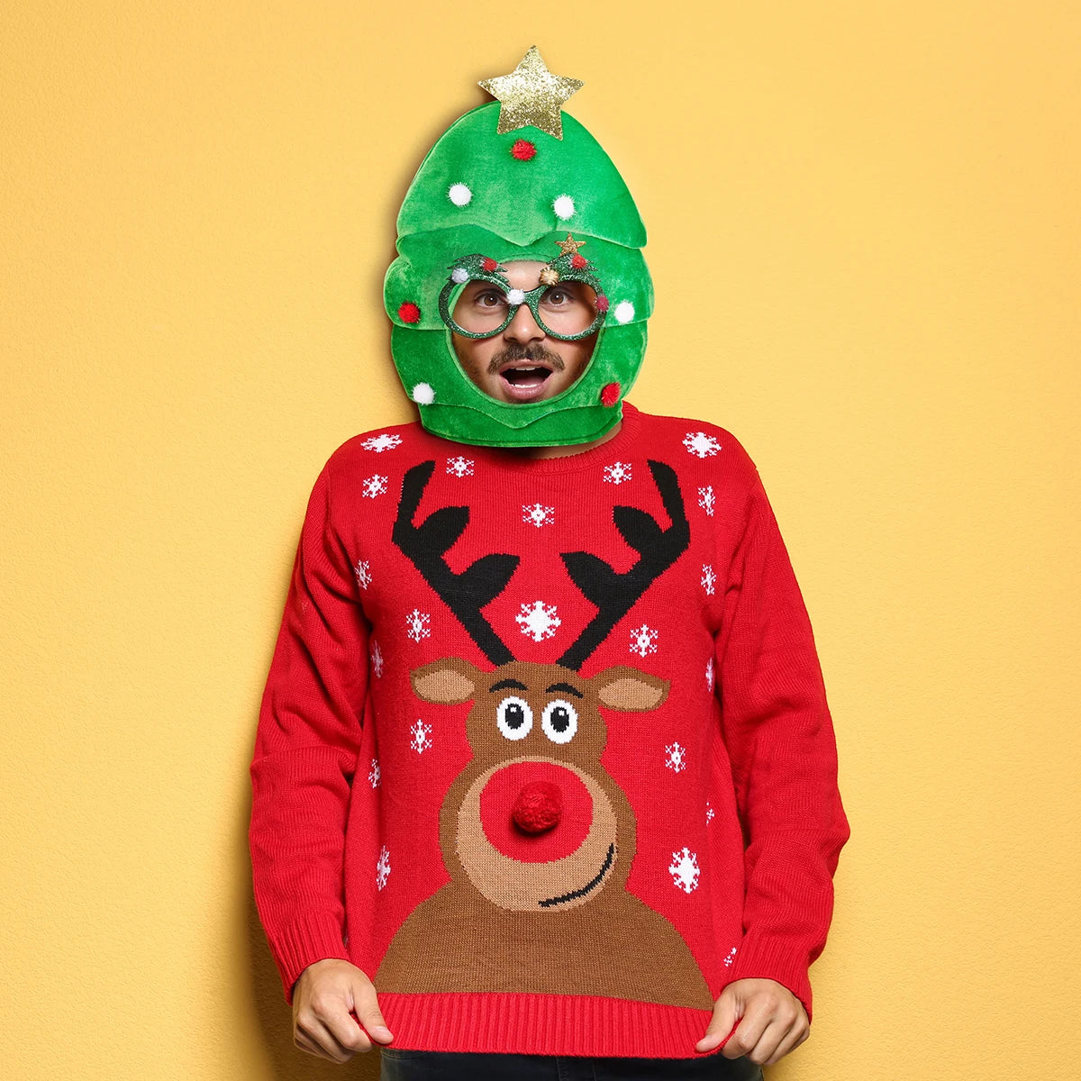 Winter Christmas Tree Hats For Hilarious Funny and Festive Christmas Party Hats  Party Decoration Costume Accessories