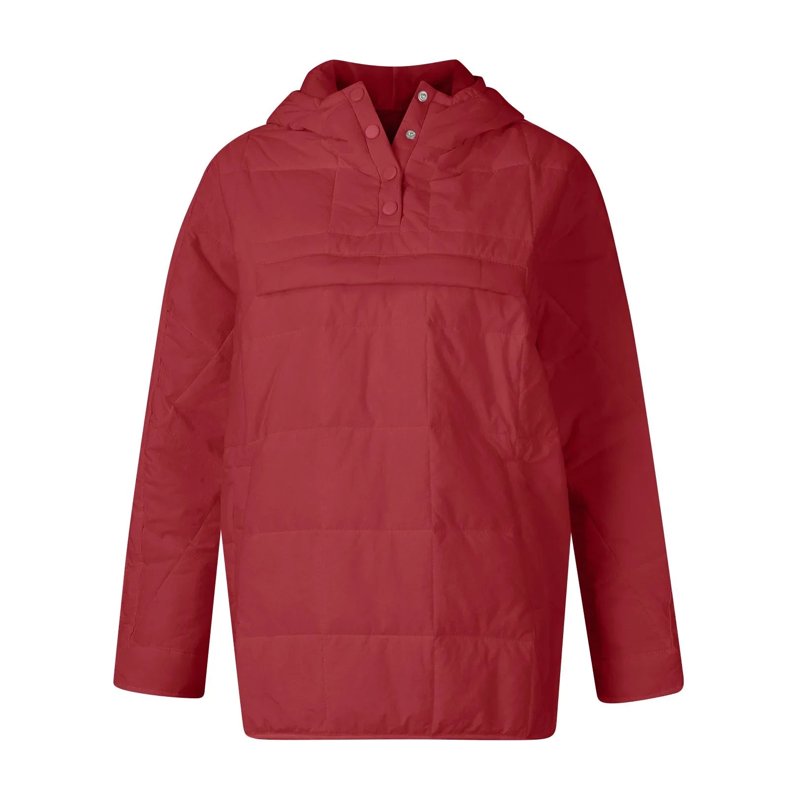 Quilted Jackets for Women Lightweight Long Sleeve Button Down Jacket Warm Winter Coat Outerwear with Pockets Ropas De Mujeres