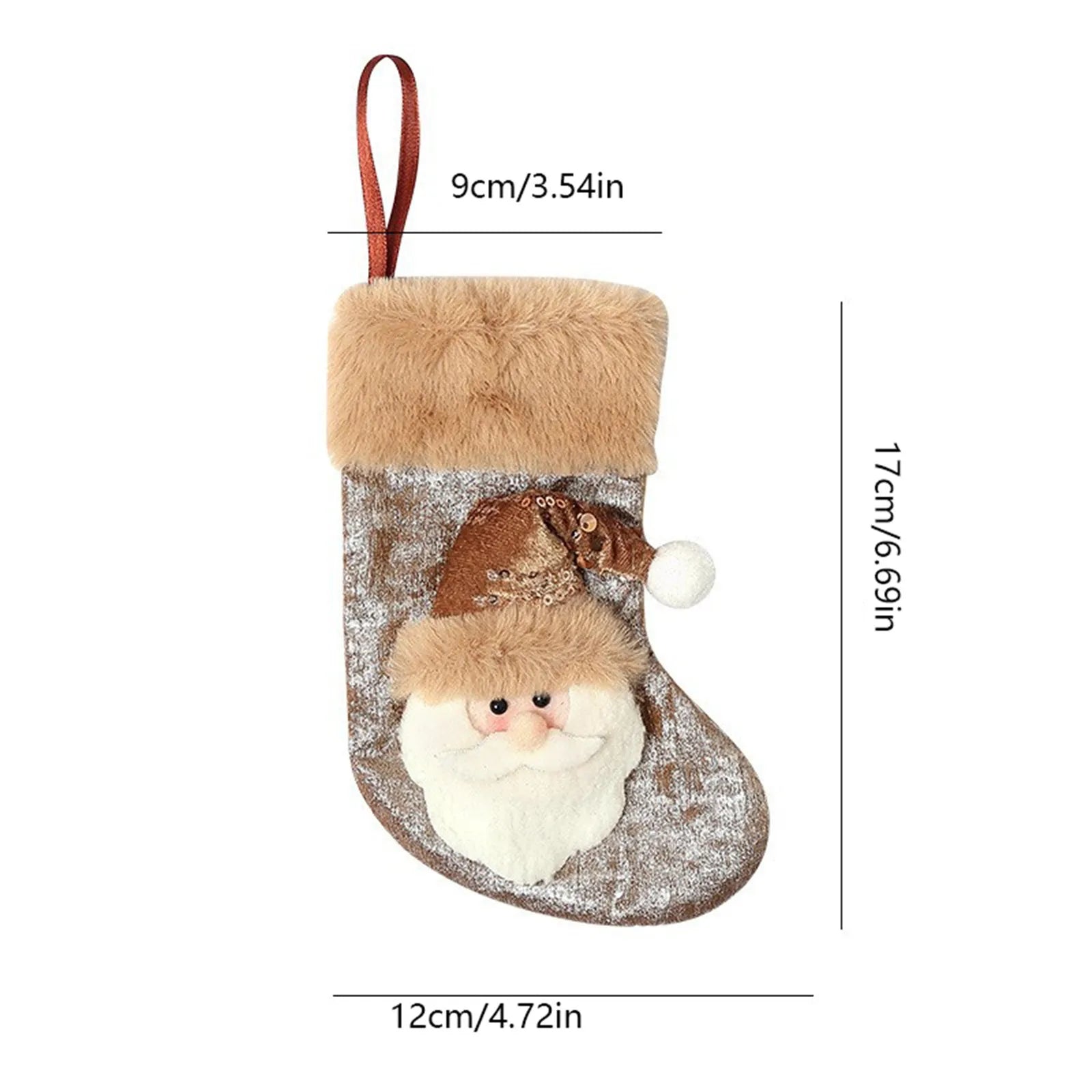 Christmas Stockings Holiday Decorations Festive Tree Ornaments Santa Claus Gift Bags Small Hanging Socks Cozy Seasonal Accents