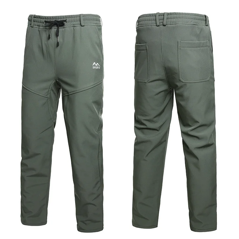 Hiking Jacket Uniform Wool Work Suit Winter Men's Waterproof Jacket Trousers Work Protective Clothing Warm Camouflage Outdoor