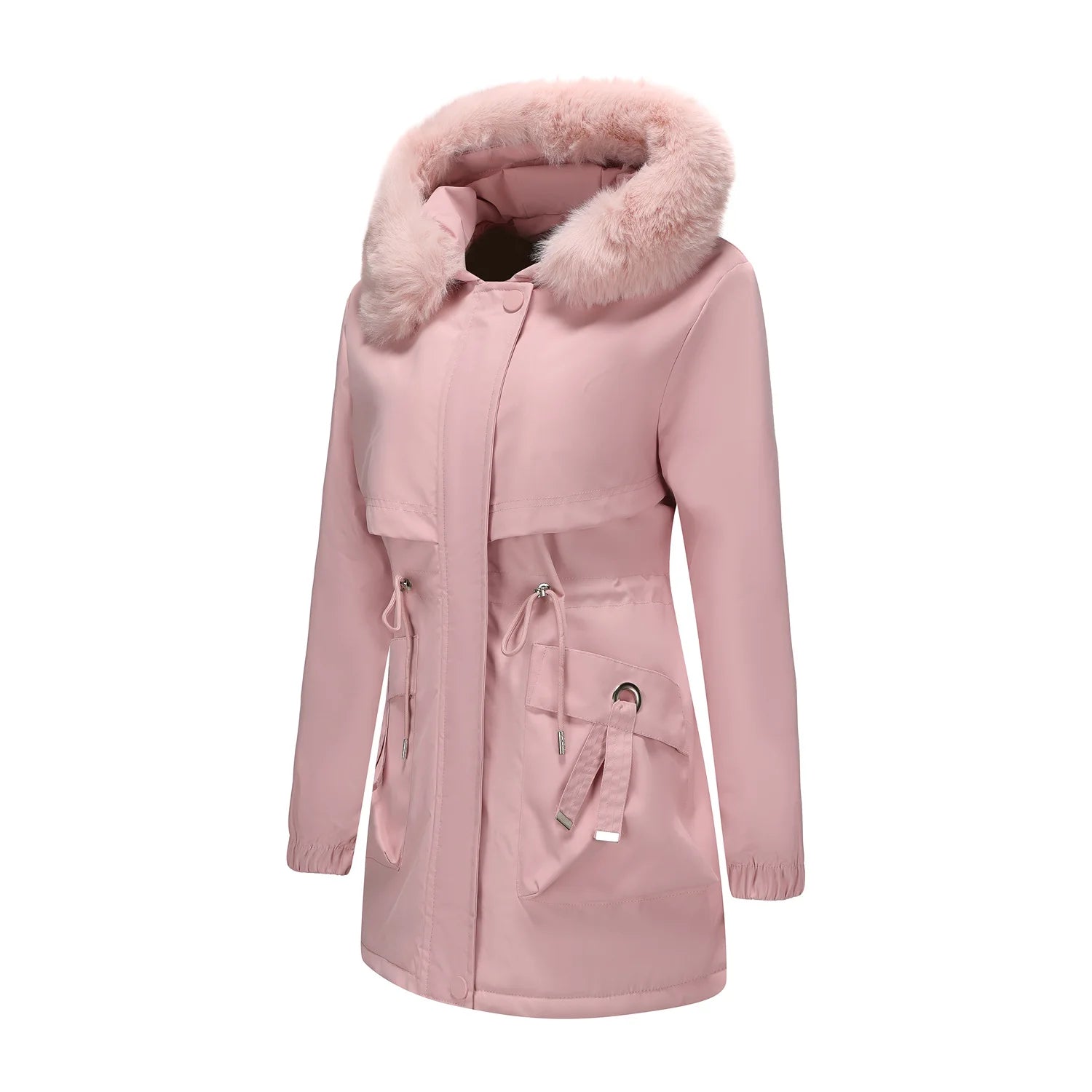 Women's Jacket Large Size Winter Down Jackets Coats Parkas Thick Warm Fur Hooded Woman padded Puffer Jacket Outerwears HWY271