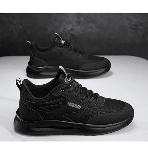 Men's Sneakers 2025 Spring Autumn New Waterproof Non Slip Wear-resistant Work Shoes Outdoor Fashion Lace Up Vintage Casual Shoes