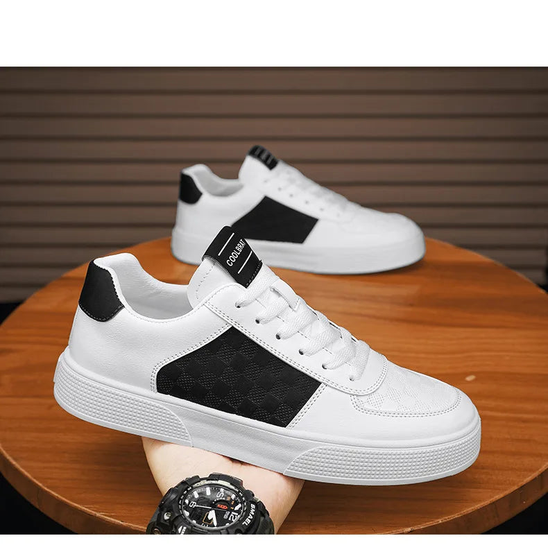Men's Shoes New Spring Autumn All-match Low-top White Casual Sports Shoes Men's Thick Sole Wear-resistant Zapatillas De Mujer
