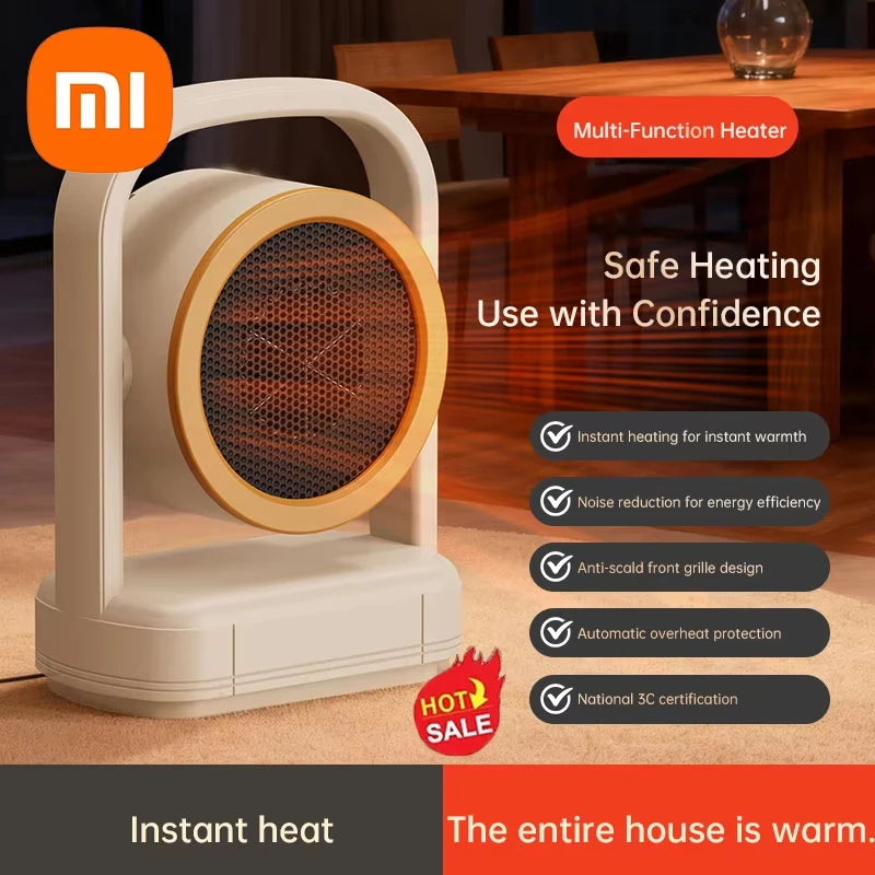 Xiaomi Mini Electric Heater Fast Heating Portable Warmer Energy Saving Heater Power Failure Protection For Office Bedroom Use