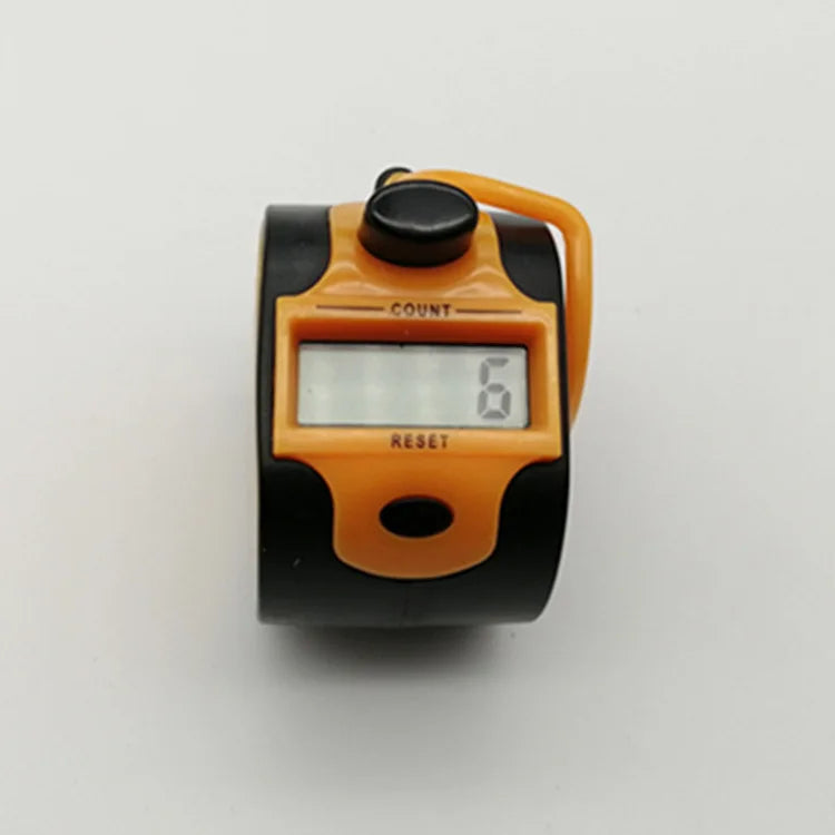 Electronic 5 Digit Number Counters Plastic Shell Hand Finger Display Manual Counting Tally Clicker Timer Soccer Golf Counter