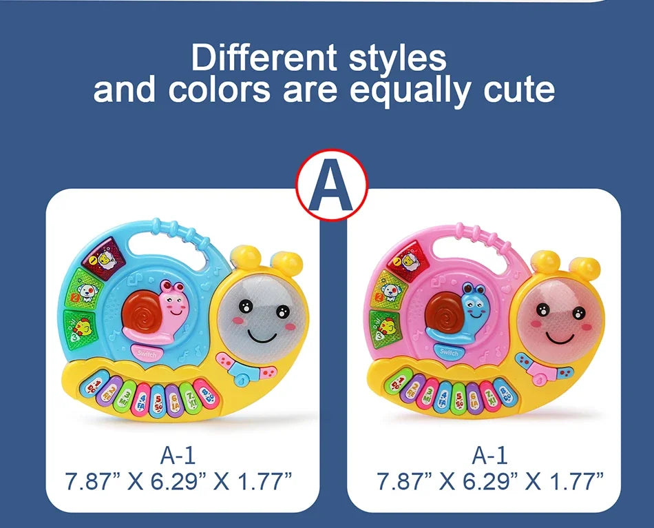 Kid Cartoon Piano Keyboard Game Electronic Multifunctional Toy Animal Sound Flashing Light Baby Instrument Educational Toys Gift