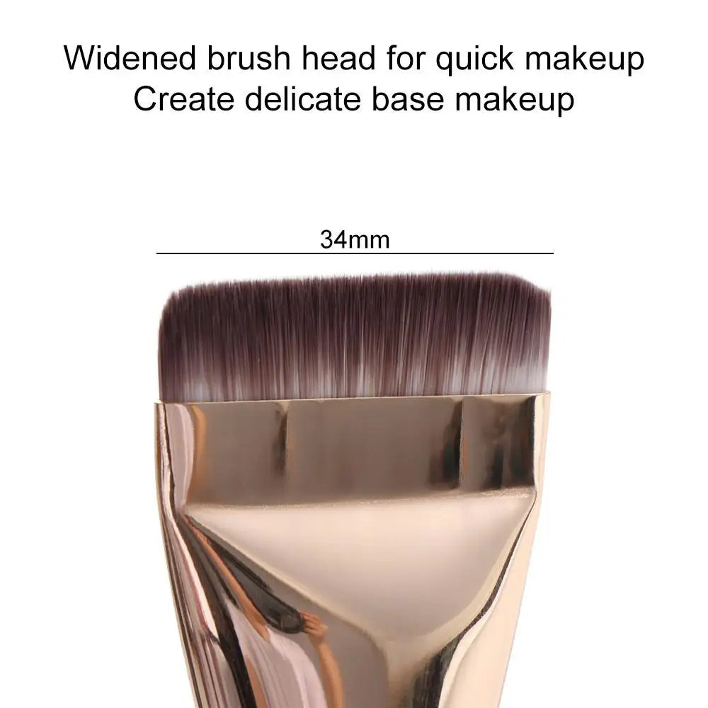 Make Up Tools Ultra Thin Foundation Brush Smooth Soft Flat Contour Brush Bevel Design Lightweight Makeup Brushes Women