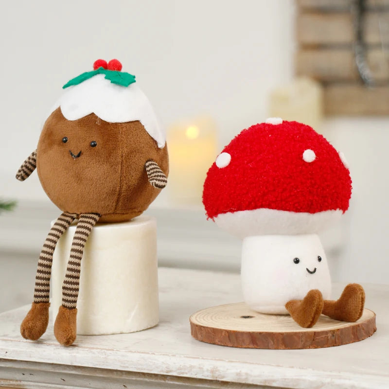 Christmas Decorations Christmas Tree Wreath Cake Wreath Shaped Plush Doll Ornament Holiday Decoration Home Decor for Christmas