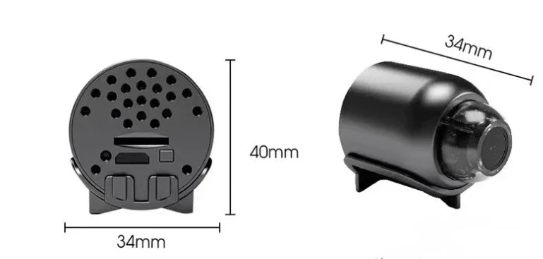 1080P Mini WiFi Camera with HD Night Vision, Home X5 Remote Monitoring for Kids, Pets, and Safety - Ideal Gift