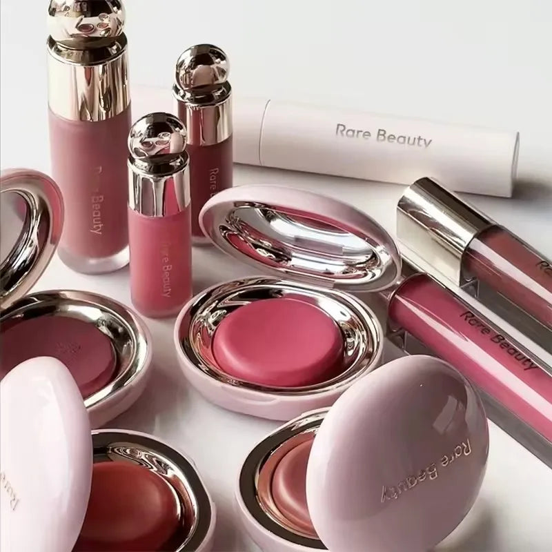 Rare Beauty Lipstick Blush Cream Rouge Plump Moisturizing Dual-use Lip Glaze Essence Gel Nourishing Care for Women Girls Makeup