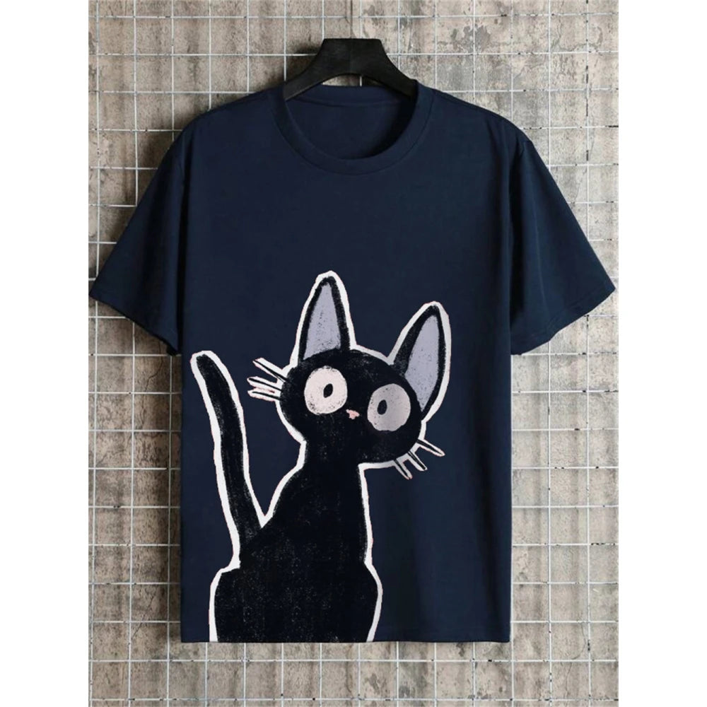 Cartoon Men's T-Shirt Casual Fashion 3d Print Short Sleeved Summer T-Shirt For Men Clothing Street Breathable T Shirt Top Tee