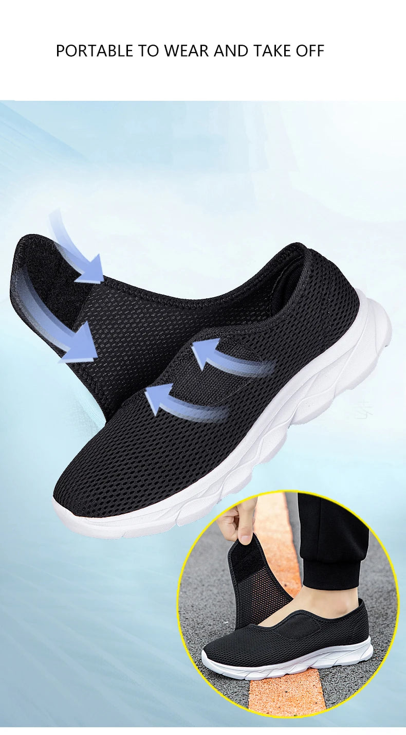 Men Orthopedics Wide Feet Swollen Walking Casual Sneakers Fashion Thumb Eversion Adjusting Soft Comfortable Diabetic Man Shoes