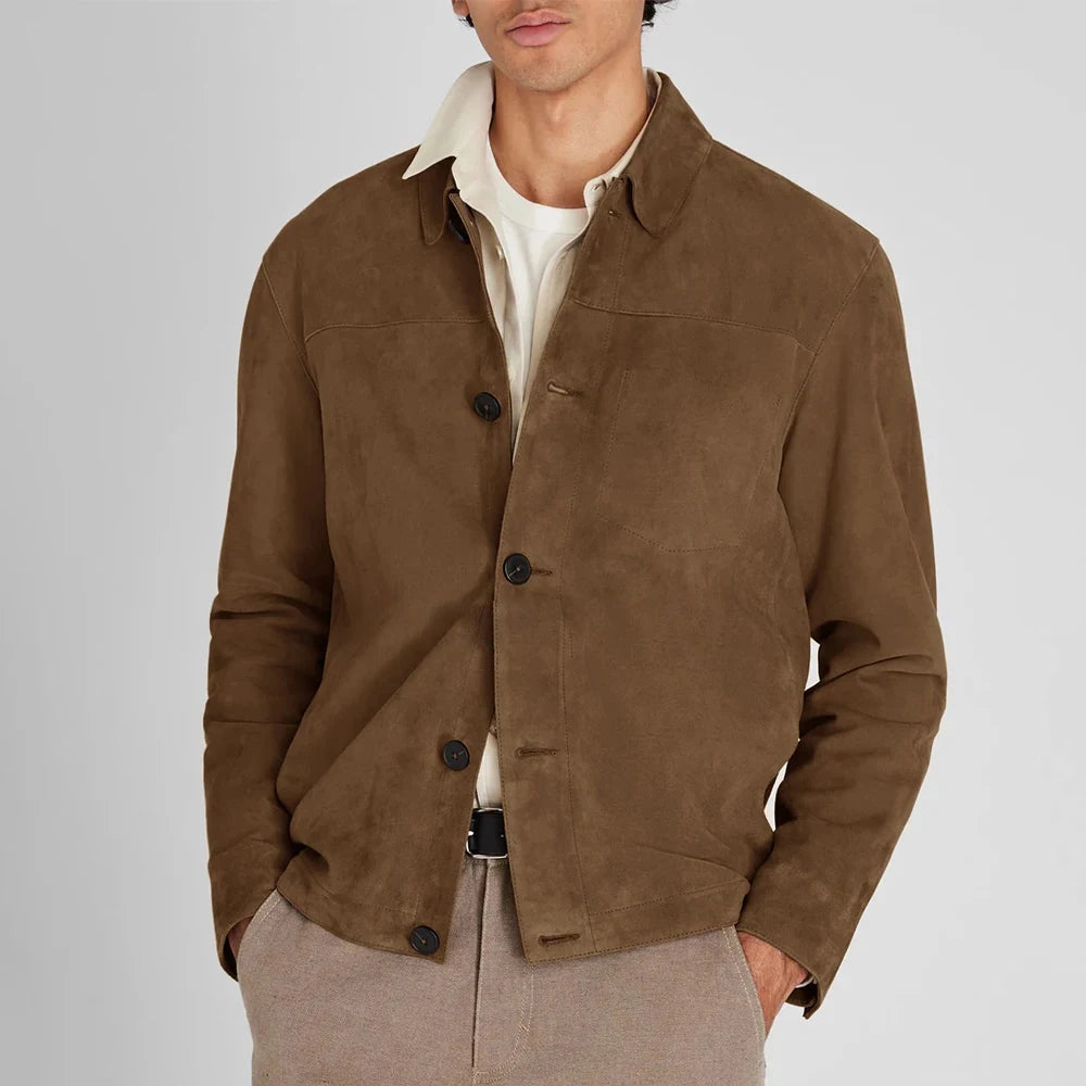 New in Jackets for Man Luxury Men's Blazers Men's Suede Jacket Elegant Outer Male Man Suit Top Coats on Offer Half Coat Advanced