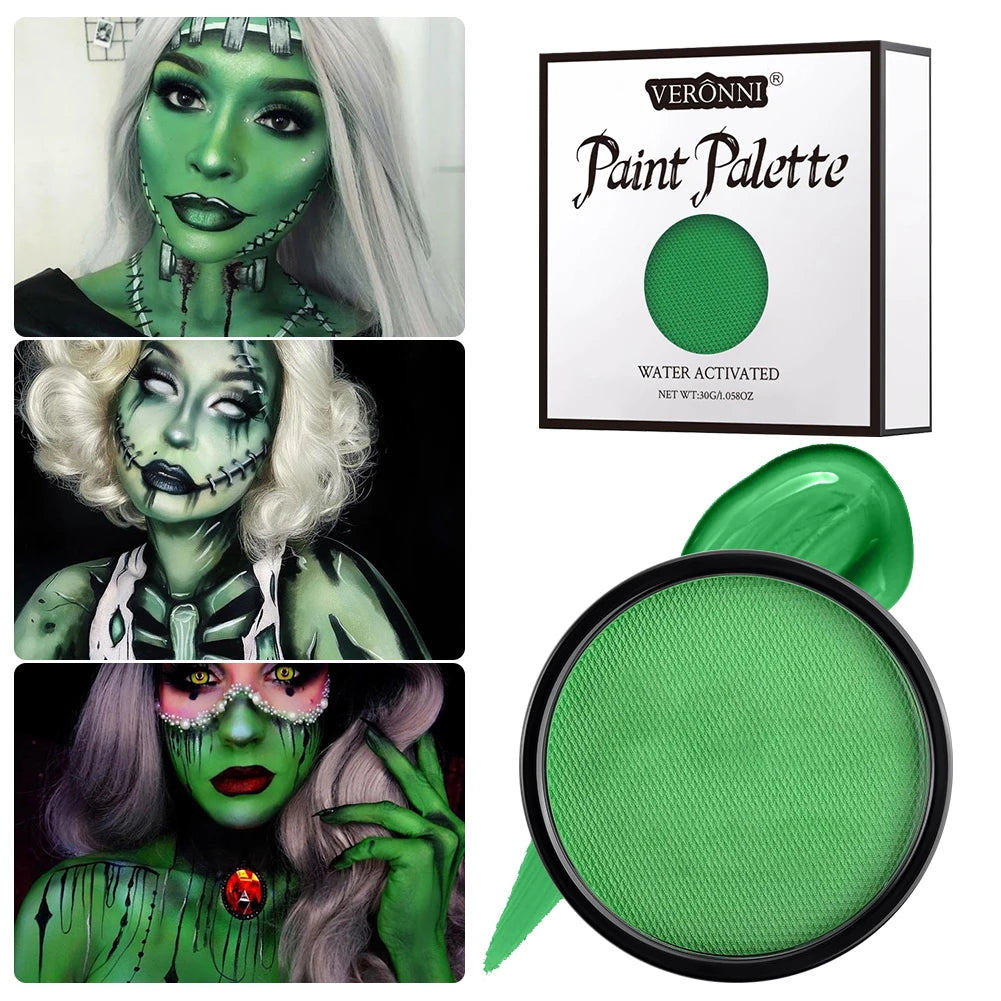 Halloween Foundation Cream Cosplay White Concealer Make-Up Body Paint Stick Party Long-lasting Non-Toxic Oil Based Face Makeup