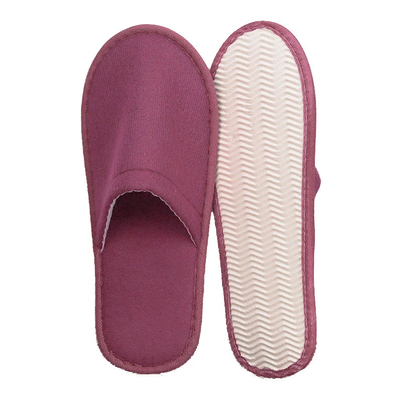 Women Indoor Slippers warm furry Home Slipper Winter Home shoes Women Men House Flat Closed Toe Slides for Bedroom Flip Flops