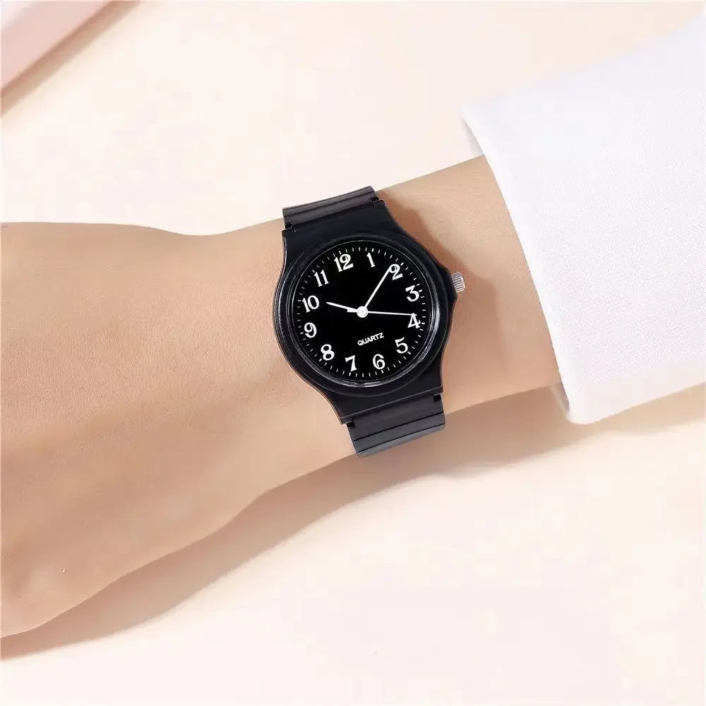 Black Watch For Women Silicone Strap Wristwatch Quartz Watches Women Clock Ladies Watch Gift Reloj Mujer relojes de mujer